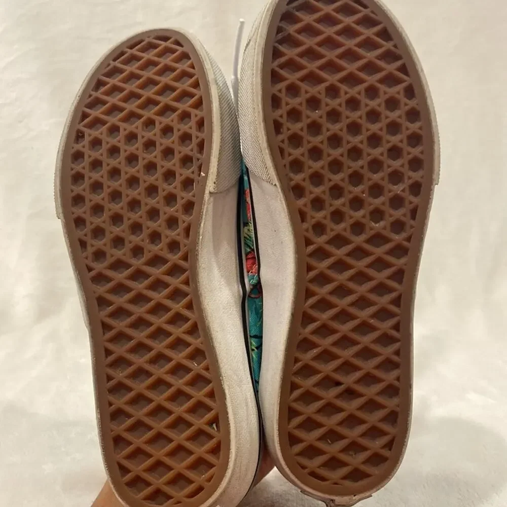 Vans Flamingo Sneakers sz 3 Sneakers Blue Pink Sneakers Low Top Vans